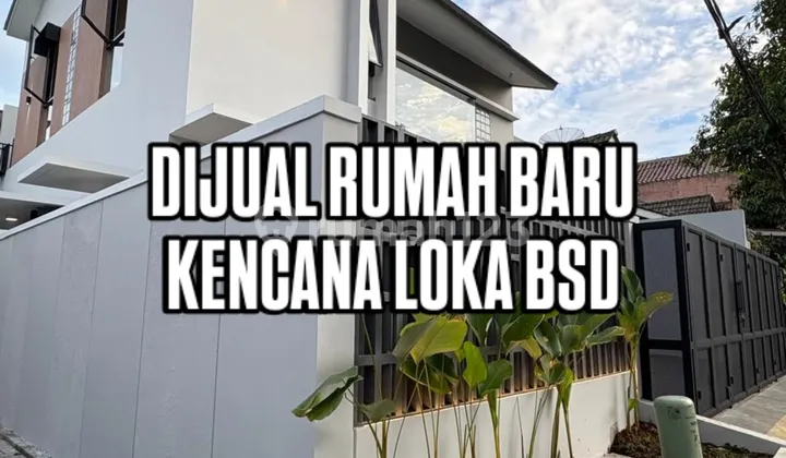 Rumah Baru Cantik Kencana Loka Bsd City Rumah Baru Cantik Kencana Loka Bsd City