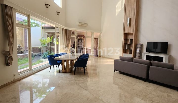 For Rent House Full Furnished Plus Private Pool Satellite Residential Garden 2 Floors West Surabaya