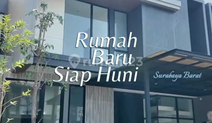 For Rent: Brand New 2-Story House in District 9 Citraland Ready to Occupy, Minimalist, Near Pakuwon Mall, West Surabaya