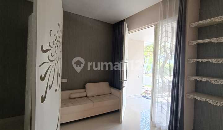 For Rent: The Mansion Pakuwon Indah 2-Story House, 112m² Area, Semi-Furnished, Near Pakuwon Mall, West Surabaya