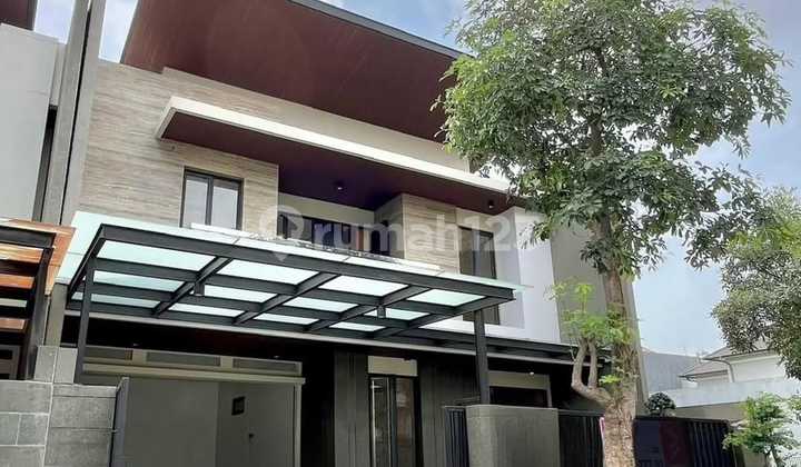 For Sale Super Luxurious Minimalist 2-Story New Fresh Raffles Garden Citraland Utama West Surabaya