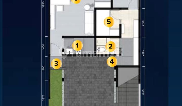 Dijual Rumah 3 lantai renovated furnished siap huni di Cluster Aether Green Wich BSD City - Ylefb 2