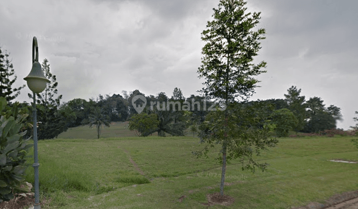 tampak depan kavling nempel golf rancamaya golf
