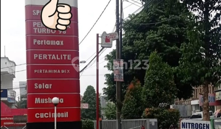 Strategic Active Gas Station on a Busy Route in South Bogor Including Other Businesses