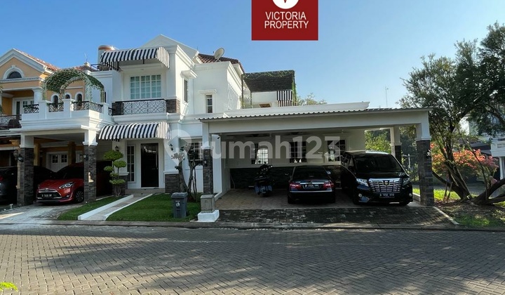 Nt422 Jual Rumah Hoek Kolam Renang Raffles Hills Cibubur