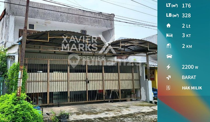 Rumah Usaha 2 Lantai Row Jalan Lebar di Ciliwung Malang