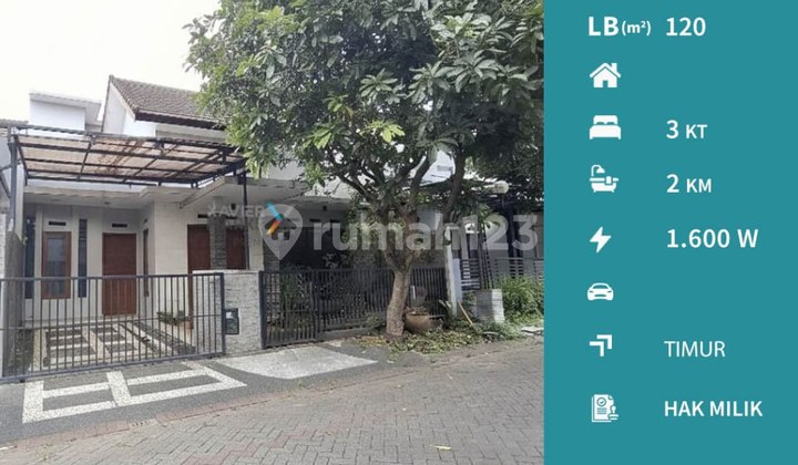 Rumah Pusat Kota Kawasan Eksklusif di Permata Jingga Malang