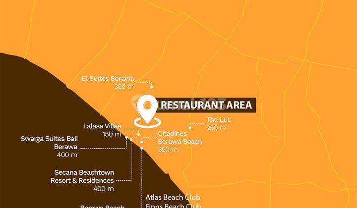 Restaurant For Lease / Cafe Prime Location Berawa Canggu Bali 2