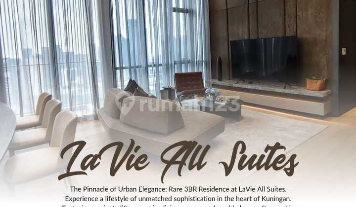 Masterpiece Living, Exclusive 3Br Unit for Sale at Lavie All Suites Kuningan