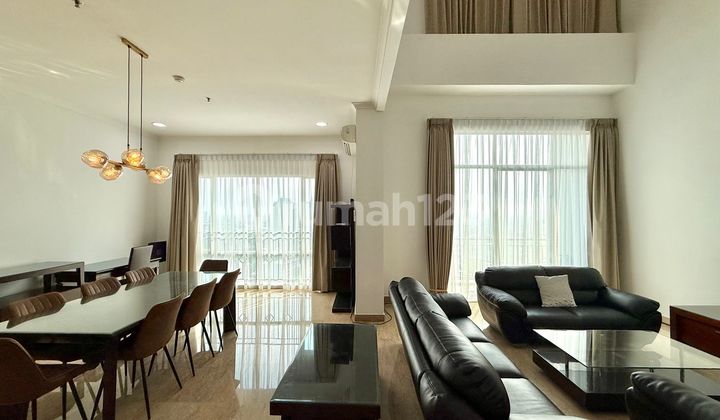 Disewakan Junior Penthouse 4BR Duplex di Senayan Residence