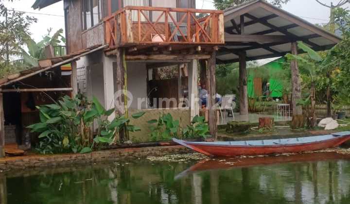 Dijual Villa Asri 2 Lantai di Cimacan Cipanas Puncak - Luas Tanah 2028 m², Harga 4,6 M Nego!