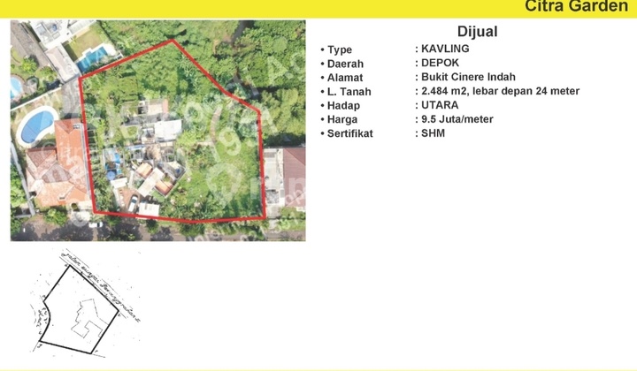 Tanah Bagus Di Lokasi Asri Jual Bu 2