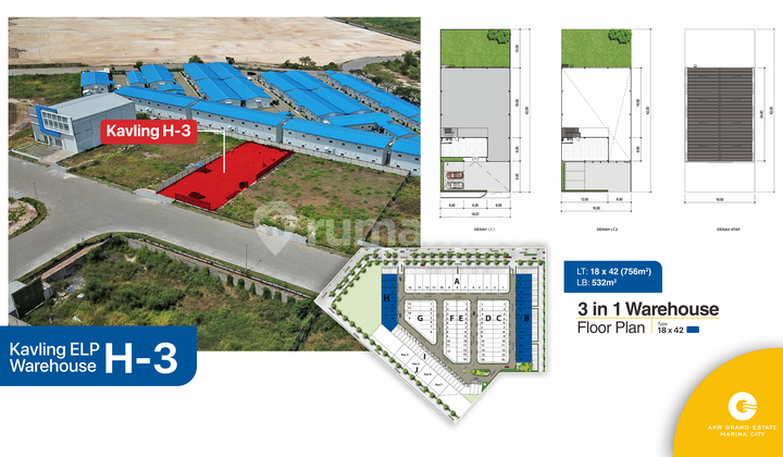 WAREHOUSE LOT ELP GEM CITY BLOCK H5 & B3 JIIPE SPECIAL READY TO USE