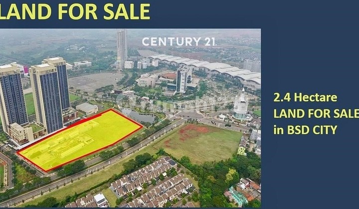 For Sale Commercial Lot in Super Premium Area BSD Boulevard
