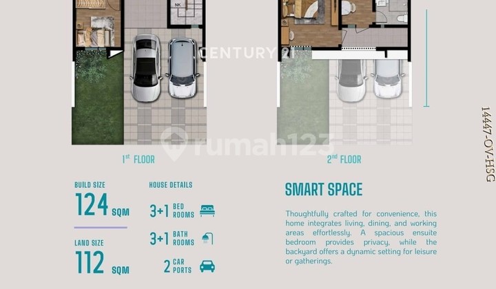Rumah Dijual New Cluster Vola Tipe Lamda Alam Sutera