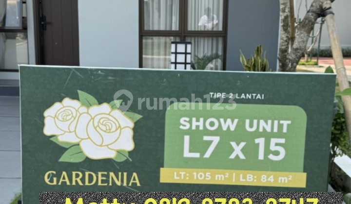 Rumah Paramount Petal Gardenia 2lantai 1.6m Direct Tol Access PPJB 1