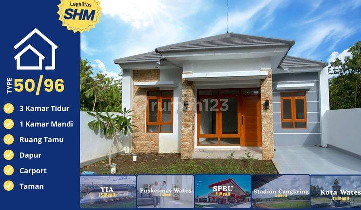 Rumah Minimalis Modern Type 50, Akses Dekat Koto Wates Kulon Progo 1