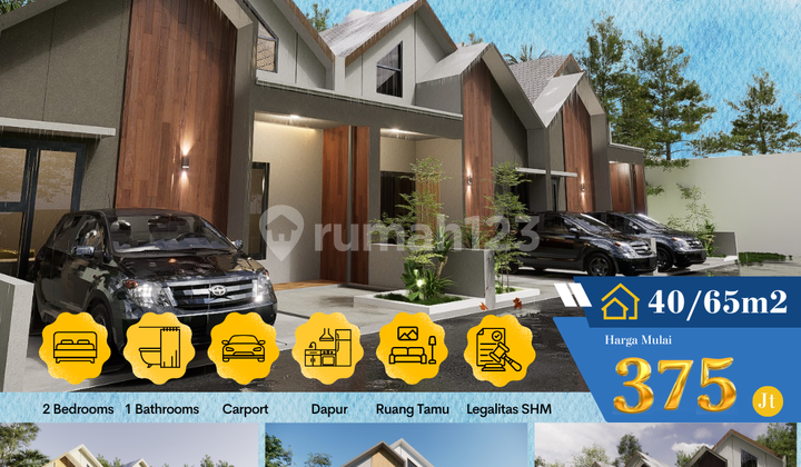 Rumah Type 40 Bantul, 10 Menit dari Sleman 1