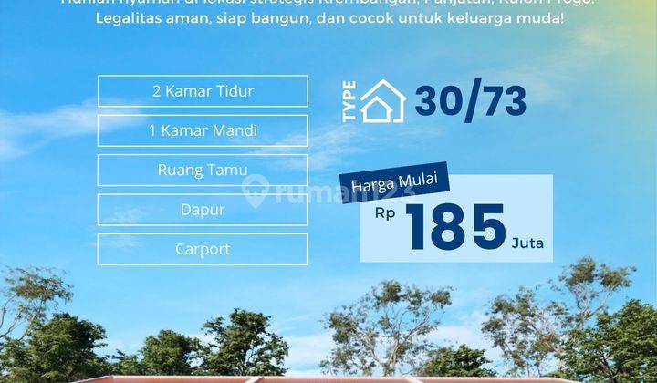 Rumah Harga 100 Jutaan di Krembangan Kulon Progo 1