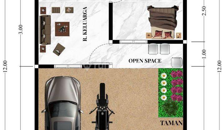 Rumah Murah, Lokasi Strategis 4 Menit dari Kantor Kelurahan Triharjo 2