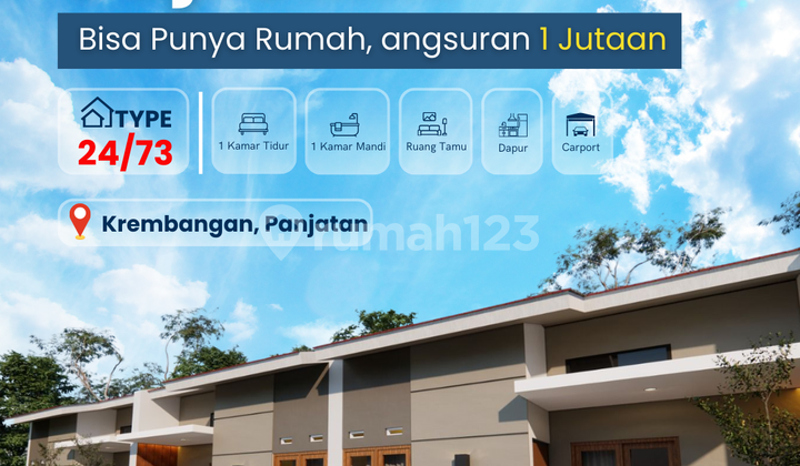 Dekat Universitas Negri Yogyakarta (Uny) Kampus Wates Rumah Murah Minimalis
