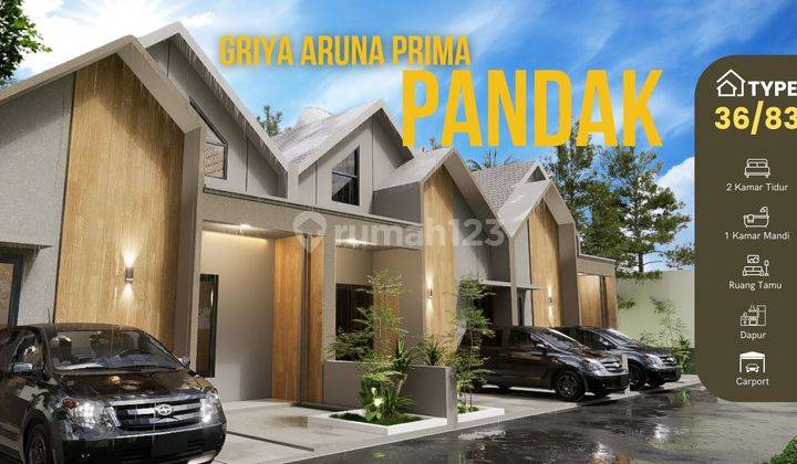 Rumah Skandinavian Bantul  Type 36 Dekat Pusat Kota 1