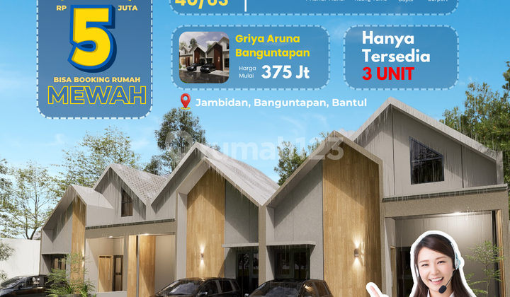 Rumah Siap Bangun, 15 Menit dari UAD Campus 4