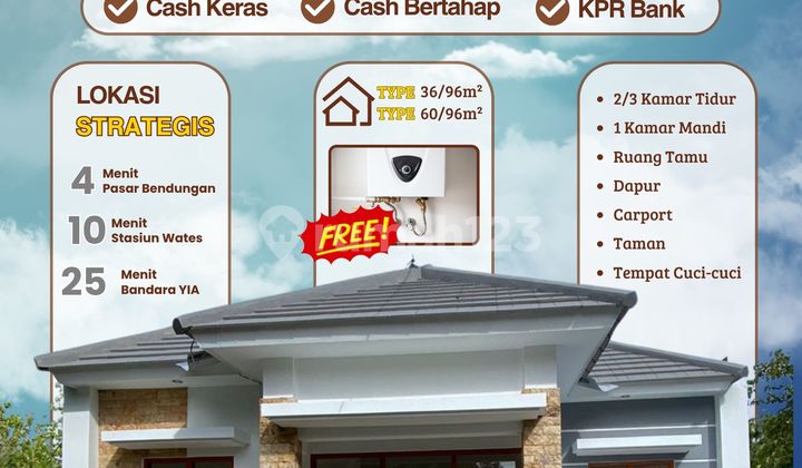 Rumah Siap Bangun Dekat Bandara YIA