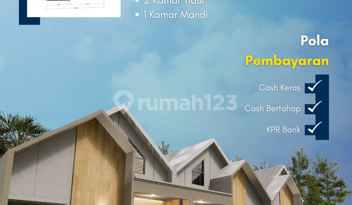 Rumah Skandinavian, 6 Menit ke RS Permata Husada Rumah Skandinavian, 6 Menit ke RS Permata Husada