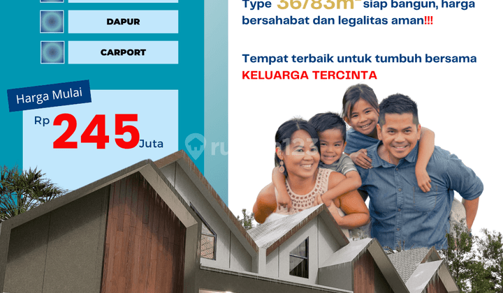 Rumah Skandinavian, Siap Bangun di Pandak Bantul - 6 Menit dr RS UII 1
