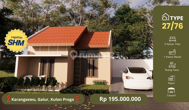 Rumah Asri Kulon Progo, Akses Mudah ke Bantul dan Wates Kulon Progo 1