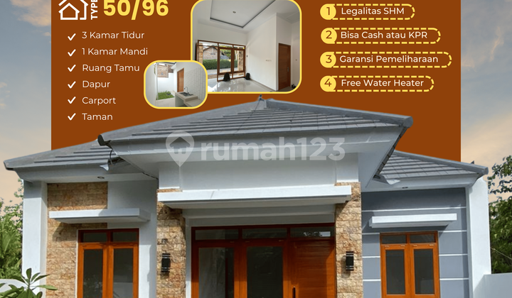 Rumah Siap Bangun, 5 Menit dr Pusat Kota Wates Kulon Progo