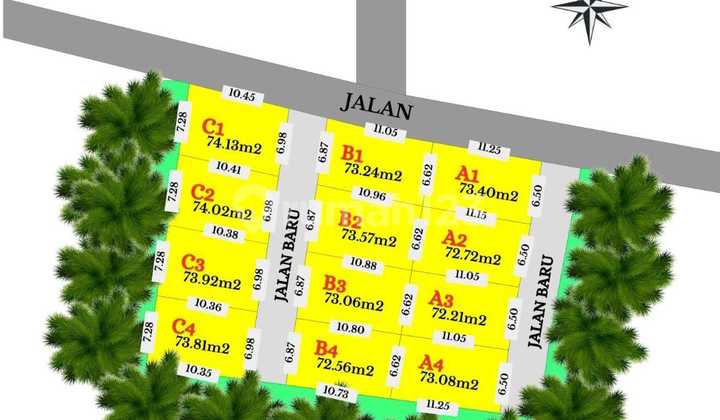 Tanah MURAH, Hanya 69 Juta, Free BIAYA BALIK NAMA