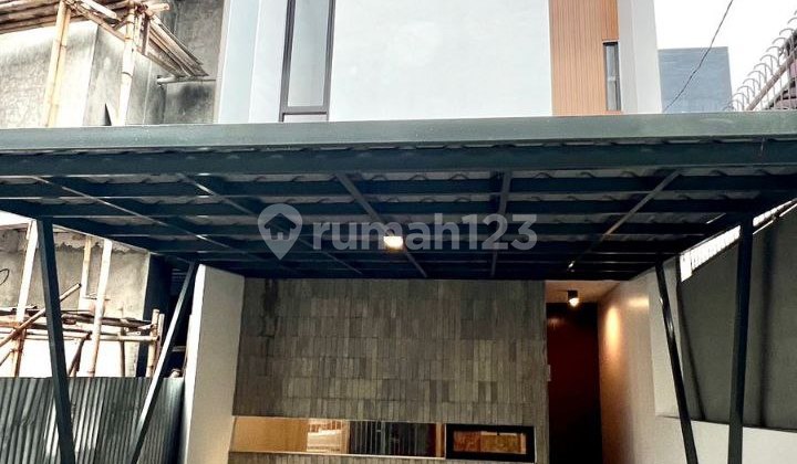 Dijual Rumah Modern Minimalis 2 Lanta Jalan Kaki Ke Lrt Di Pondok Kelapa Jakarta Timuri Dekat 2