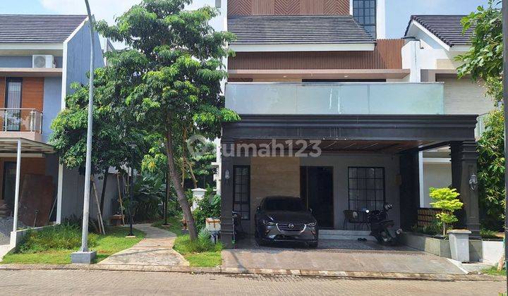Dijual Rumah Bagus Mewah Full Furnished & Kolam Renang, Siap Huni Dlm Cluster Luas & Asri Di Kota Harapan Indah  1