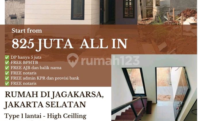Dijual Rumah Baru Indent Dalam Cluster Perumahan Di Jagakarsa Jakarta Selatan