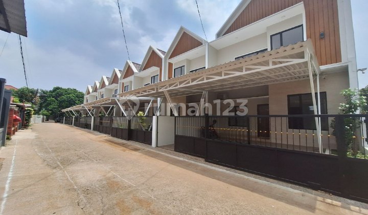 Rumah Baru Non Cluster, Sisa 8 Unit, Model Scandinavian Modern, Tanah Luas Hrg Murah Dkt ke Tol Jati Asih Kota Bekasi