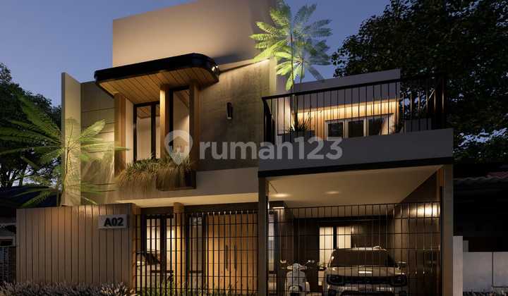 DIJUAL RUMAH BARU SEMI VILLA LANTAI 2 DI SANUR DENPASAR BALI 