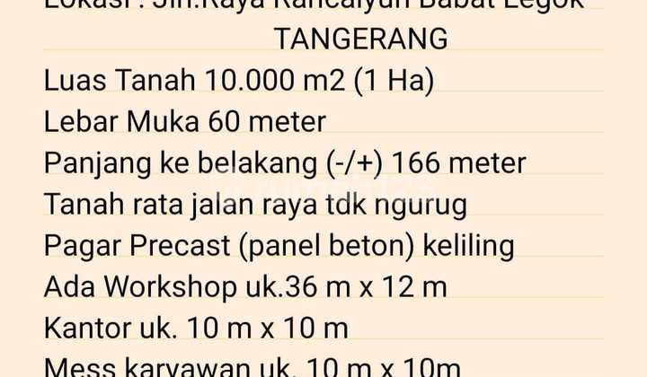 Dijual Tanah rancaiyuh babat legok lokasi strategis izin industri dan akses utama Dijual Tanah rancaiyuh babat legok lokasi strategis izin industri dan akses utama
