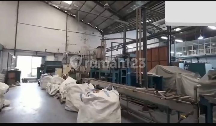 DIJual Gudang/pabrik dadap kosambi lokasi strategis akses kontainer 40 feet sudah izin industri