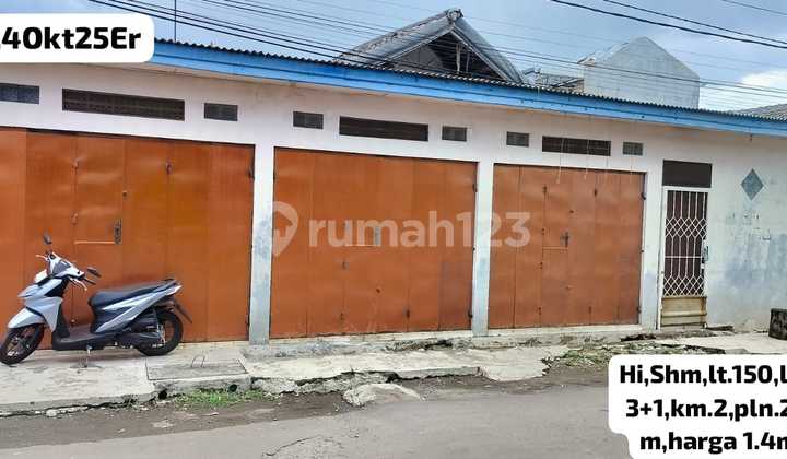 RUMAH + 3 KIOS HARAPAN INDAH 1,4 M! Investasi Ganda OK 13674 ER 2