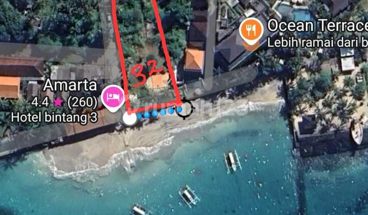 Di Jual Tanah Loss Pantai View Laut Lokasi Candidasa Karangasem Bali 