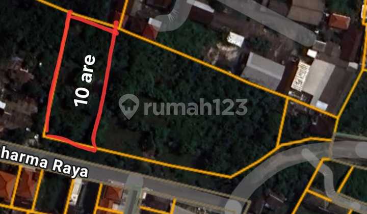 Di Jual Tanah Pinggir Jalan Siap Bangun Lokasi Jimbaran Kuta Selatan Badung Bali