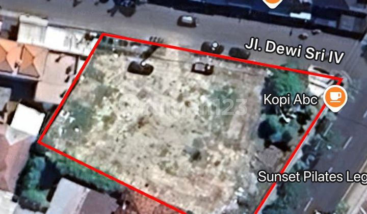 Di Jual Tanah Pinggir Jalan Siap Bangun Lokasi Dewi Sri Kuta Badung Bali