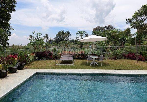 Dijual Rumah Villa Kantor Ciater Lembang Swimming Pool Kolam Renang Dekat Tangkuban Perahu Pemandangan Gunung Mountain View Siap Huni Bisa Disewakan 1