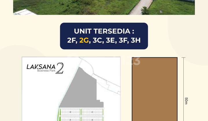 Dijual - Tersedia Beberapa Unit Kavling Siap Bangun Kawasan Komplek Pergudangan - Tangerang