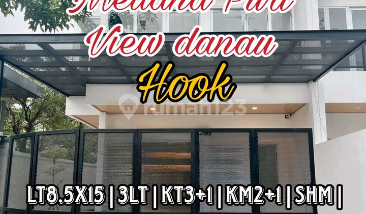 Wilson Rumah Hook Semi Furnish Row Jalan 4 Mobil Metland Puri