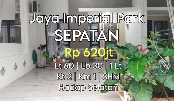 Wilson Rumah Bagus di Jaya Imperial Park Sepatan