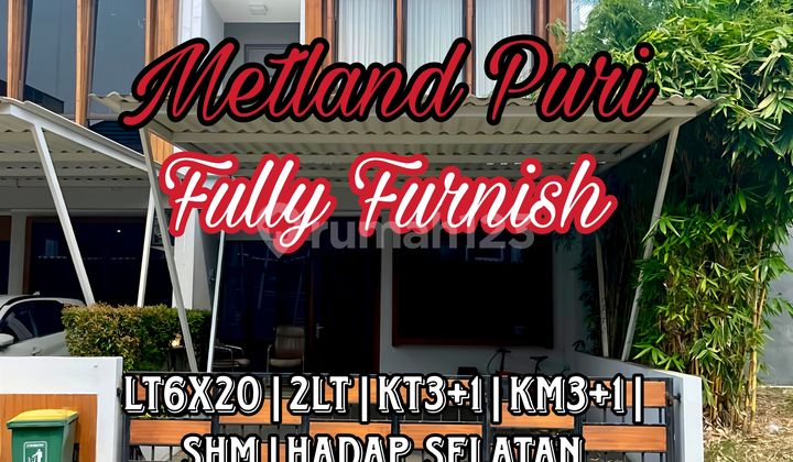 Wilson Rumah Full Furnish Uk 6x20 Lingkungan Dalam Komplek Di Metland Puri