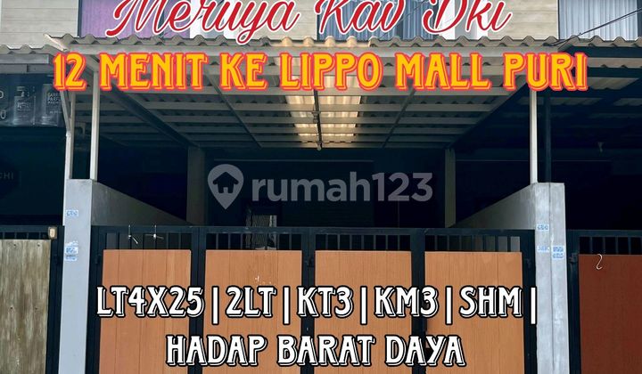 Wilson Rumah Terawat Siap Huni Row Jalan Besar di Meruya Kav Dki